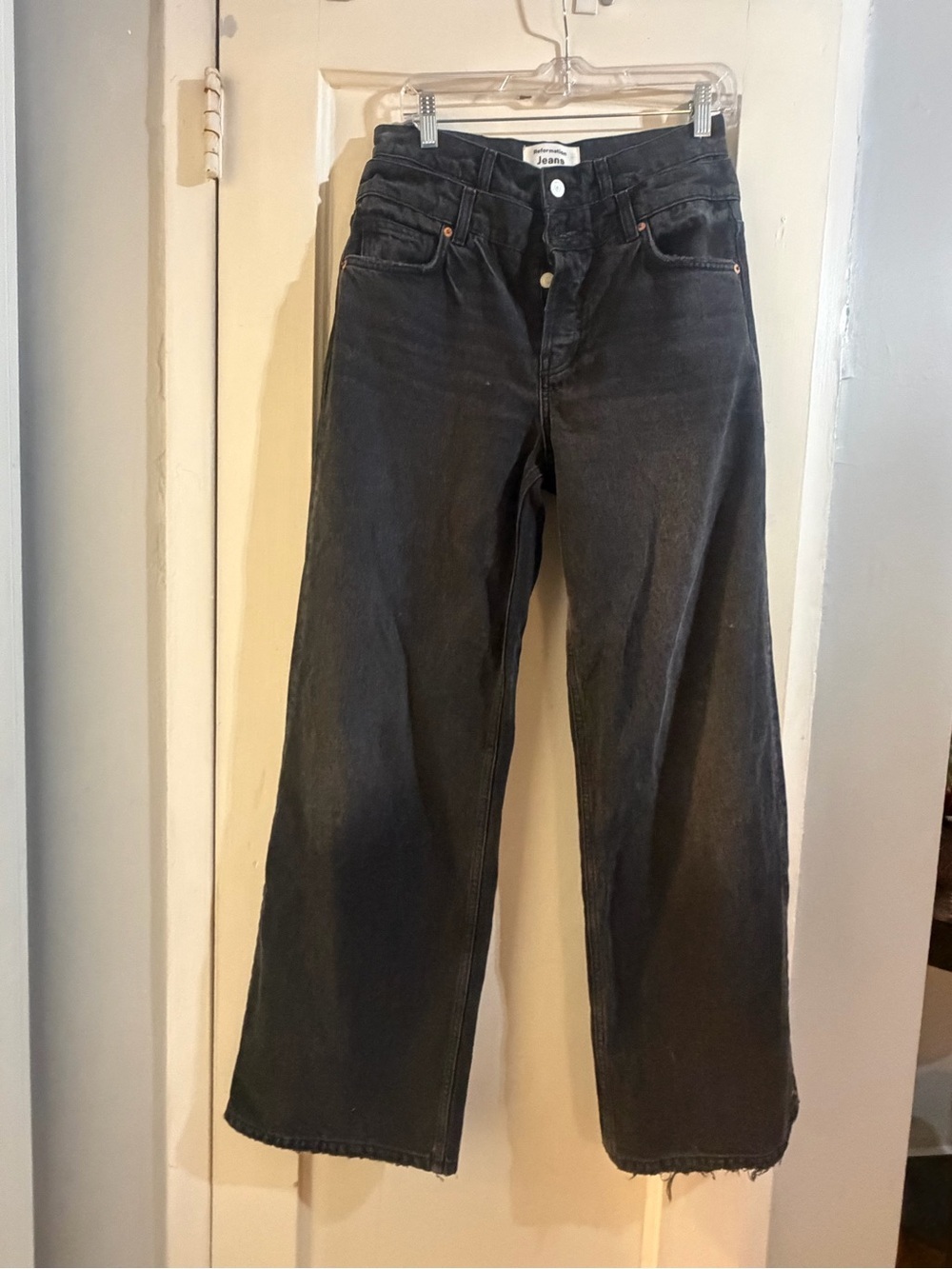 Reformation Cary Double Waistband High Rise Jeans 27 - Picture 9 of 12